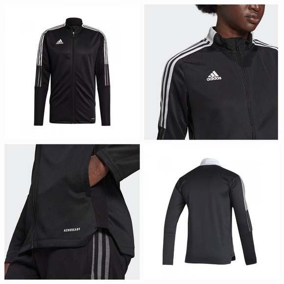 adidas Jackets & Blazers - Adidas Tiro 21 Prime Green Aeroready Full-zip Jacket